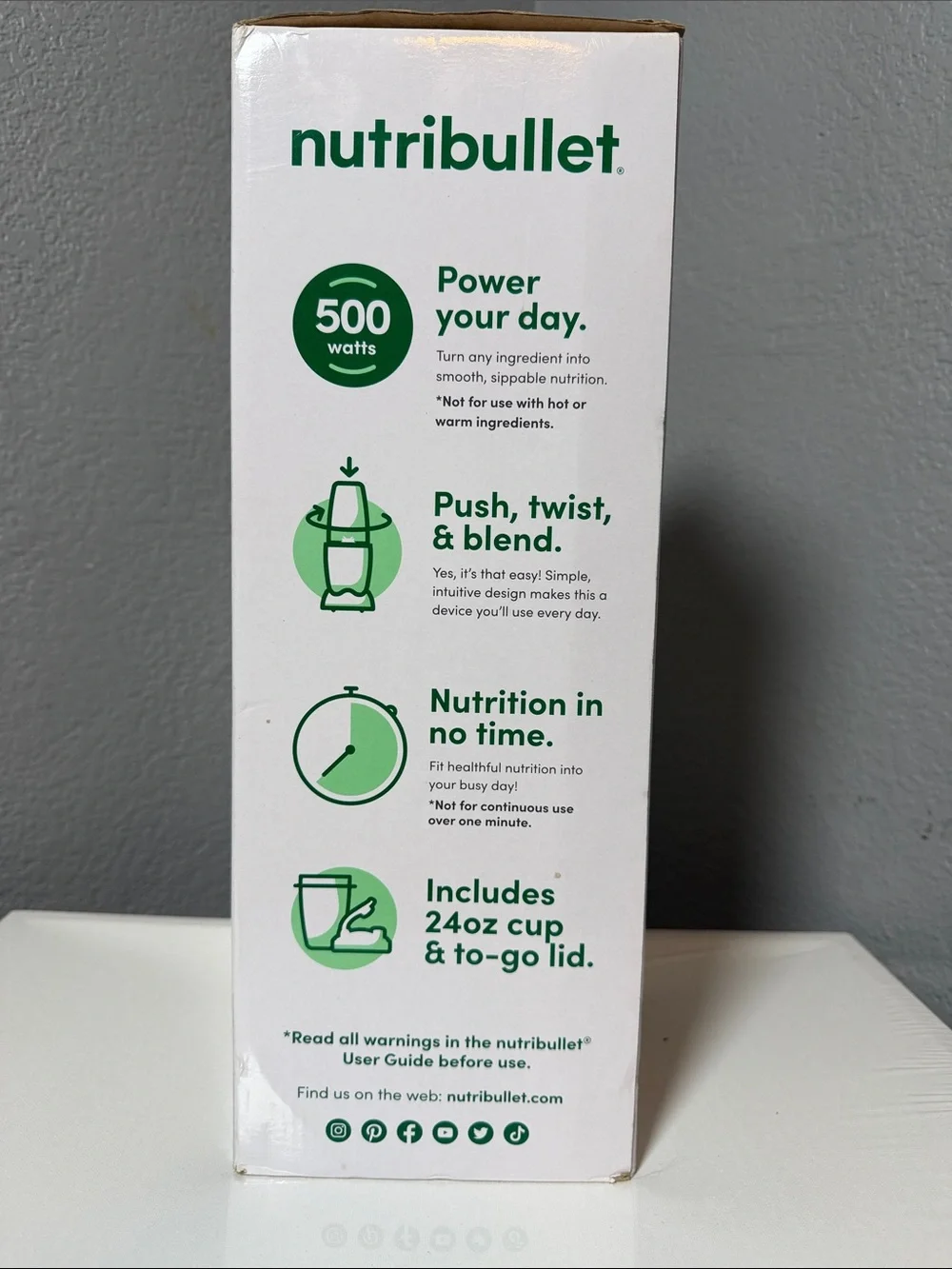 NutriBullet White Personal Blender - Single Serve